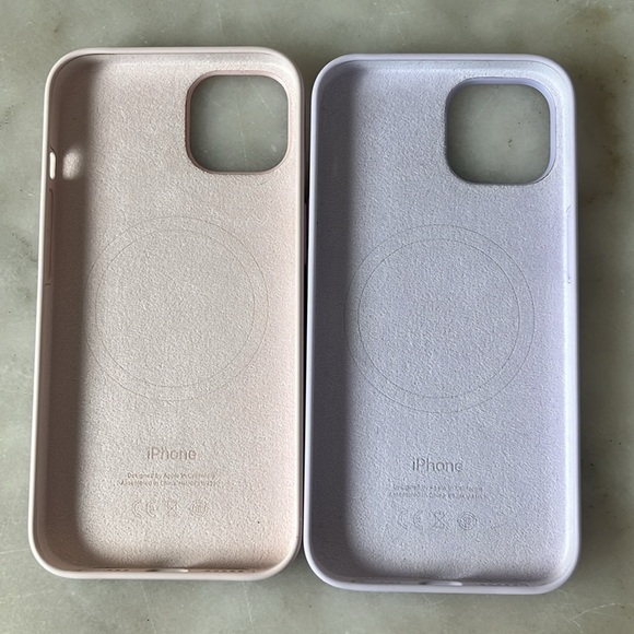 Apple iPhone 13 Silicone Case Set of 3 Purple, Pink and Glitter Pink Sky Case - Picture 8 of 15